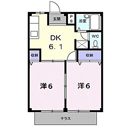 ラフォーレ新正B 1階/1B