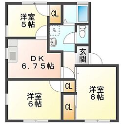 クレスト藤ヶ丘　B棟 1階/102