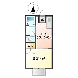 アドバンスＤ 1階/1E