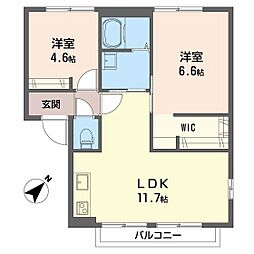 パークハイツ久保田 2階/203