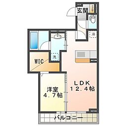 ディーシャンブル富田 2階