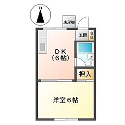 間取図画像 1DK