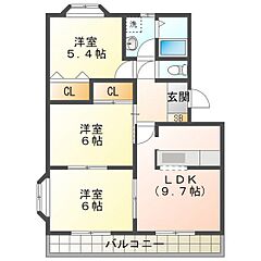 物件の間取り