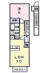 リリーアディクト 2階/203
