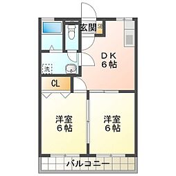 ベルディー和田 3階/3C