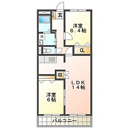 ブルースカイマンションII 1階