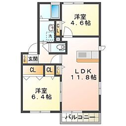 アブニール　Ａ 2階