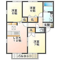 グランタイル高岡 1階/D102