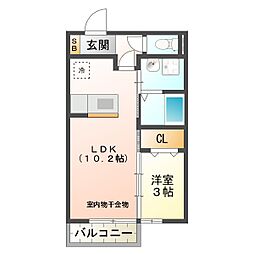 エクレール平田 2階/201