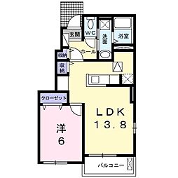 ラフレシール　Ｃ棟 1階/101
