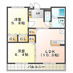 物件の間取り