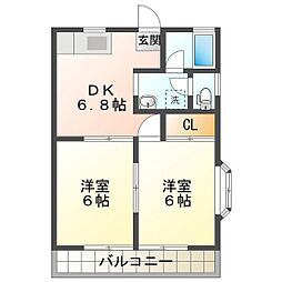 グローリアス 2階/2B