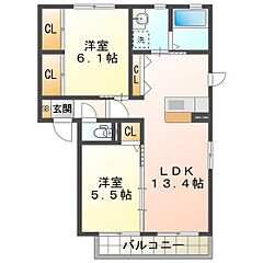 物件の間取り