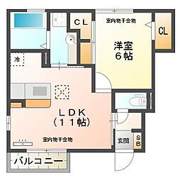 グランディール　Ｂ棟 1階