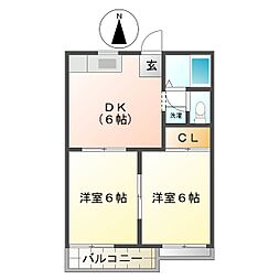 コーポみつB 2階