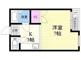 グランドールトキ  ｜ 京都府京都市右京区常盤西町（賃貸マンション1K・3階・23.00㎡） その2