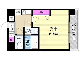 京都府京都市下京区南夷町（賃貸マンション1K・2階・24.60㎡） その2