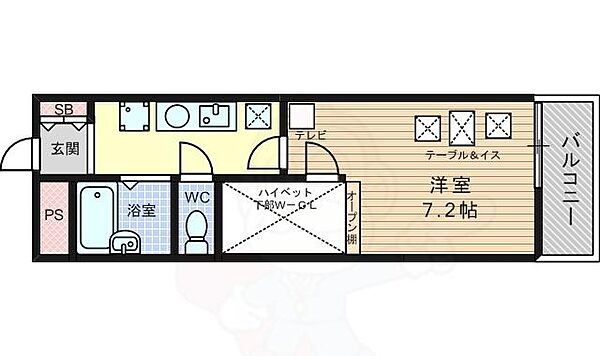 レオパレスUrban桂坂 ｜京都府京都市西京区樫原秤谷町(賃貸マンション1K・1階・20.81㎡)の写真 その2