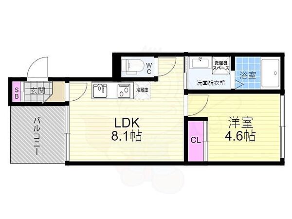 ハーモニーテラス深草五反田町 ｜京都府京都市伏見区深草五反田町(賃貸アパート1LDK・2階・30.41㎡)の写真 その2