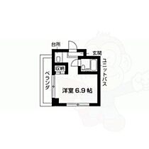 京都府京都市東山区大和大路通四条下る２丁目亀井町（賃貸マンション1R・2階・18.23㎡） その2