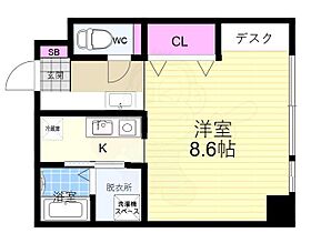 COCO下鴨  ｜ 京都府京都市左京区下鴨西林町（賃貸マンション1K・3階・32.80㎡） その2