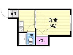 菱田ハイツ  ｜ 京都府京都市西京区上桂森下町（賃貸マンション1K・3階・16.50㎡） その2