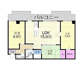 京都府京都市右京区常盤山下町（賃貸マンション3LDK・3階・77.10㎡） その2