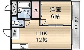 パレス稲荷  ｜ 京都府京都市伏見区深草秡川町（賃貸マンション1LDK・2階・40.00㎡） その2