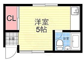 喜多源第二マンション  ｜ 京都府京都市伏見区京町北７丁目（賃貸マンション1R・2階・15.00㎡） その2