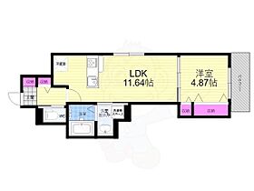 Piso丹波口  ｜ 京都府京都市下京区花屋町通櫛笥西入薬園町（賃貸アパート1LDK・3階・41.33㎡） その2