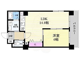 5S京都五条  ｜ 京都府京都市右京区西京極東大丸町（賃貸マンション1LDK・6階・45.13㎡） その2