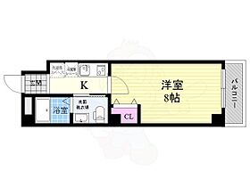 フラッティK＆S千本寺之内  ｜ 京都府京都市上京区新猪熊町（賃貸マンション1K・5階・23.40㎡） その2