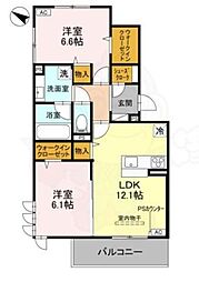 リヴェール京都桂 3階