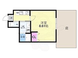 フラッティ西京極 1階/-