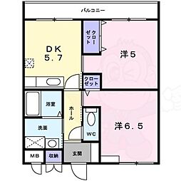 ルーミナス桂 2階
