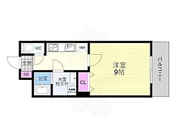 メゾン・コパン 1階1Kの間取り