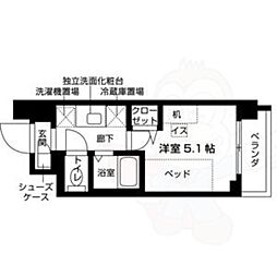 間取図画像 1K