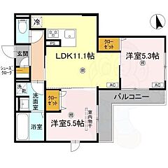 物件の間取り