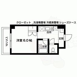 間取図画像 1K