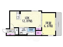 BRIGHENCE御陵南WEST 2階