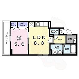 ヒカルサ京都大宮中林ウエスト 3階/-