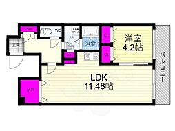 間取図画像 1LDK