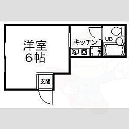 大将軍ハイツ 3階/-