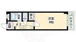 J.BOX-1 1Kの間取図画像