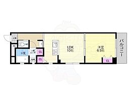 アマデウス萬壽寺葛野大路 1LDKの間取図画像