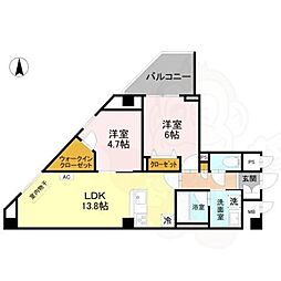 (仮称)D-ROOM上京区小山町 6階/-