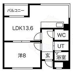 京福修学院第2マンション 2階