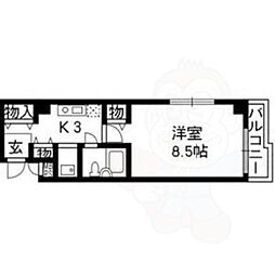 パラドール西院PART1 5階/-