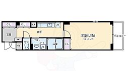 グラン・シエル 1Kの間取図画像