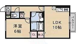 グランパルク 1LDKの間取図画像